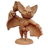 Zoontails - DHZ1009 - Bat-Folk Grave Cleric - 30mm - Resin - As shown With Base