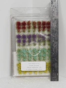 SEM - TU6WS-FS - 6mm Wild Spring - Flower Sampler - Self-Adhesive Grass Tufts