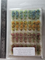 SEM - TU6WS-RFS - 6mm Wild Spring - Realistic Flower Sampler - Self-Adhesive Grass Tufts