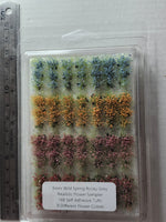 SEM - TU6WS-RGRS - 6mm Wild Spring Rocky Grey - Realistic Flower Sampler - Self-Adhesive Grass Tufts