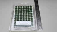 SEM - TU4DG-A - 4mm Dark Green - Assorted Layout - Self-Adhesive Grass Tufts