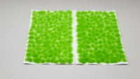 SEM - TU4VG-N - 4mm Vibrant Green - Natural Layout - Self-Adhesive Grass Tufts