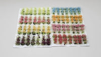 SEM - TU6WS-RGRS - 6mm Wild Spring Rocky Grey - Realistic Flower Sampler - Self-Adhesive Grass Tufts