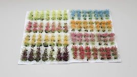 SEM - TU6WS-RGRS - 6mm Wild Spring Rocky Grey - Realistic Flower Sampler - Self-Adhesive Grass Tufts