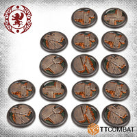 Carnevale - TTCGR-ACC-021 - 30mm Sunken Wood Bases