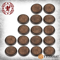 Carnevale - TTCGR-ACC-031 - 30mm Wooden Plank Bases