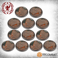 Carnevale - TTCGR-ACC-022 - 40mm Sunken Wood Bases