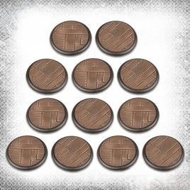 Carnevale - TTCGR-ACC-032 - 40mm Wooden Plank Bases