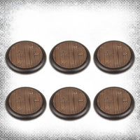 Carnevale - TTCGR-ACC-033 - 50mm Wooden Plank Bases