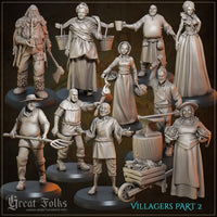 Great Grimoire - Villagers (Part 2) - 28mm