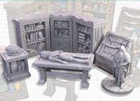 Tiny-Furniture TF-AQ-MHC01 - Monster Hunter Corner Set - UNPAINTED