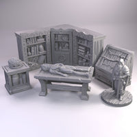 Tiny-Furniture TF-AQ-MHC01 - Monster Hunter Corner Set - UNPAINTED