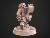 CastnPlay #815. Dwarven Mapstone Cartographer - No Base - 32mm