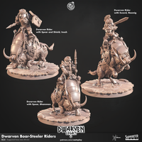 CastnPlay #824 Dwarven Boar-Steeler Riders - No Base