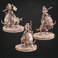 CastnPlay #824 Dwarven Boar-Steeler Riders - No Base