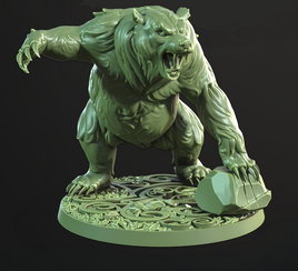 CastnPlay #831a Ursalor, The Mystwood Protector (1 Miniatures) - no Base - 32mm