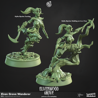 CastnPlay #833 Elven Grove Wanderer (2 Miniatures) - no Base - 32mm