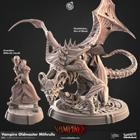 CastnPlay #869 Vampire Old Master Mithrulis (2 Miniatures) - No Base - 32mm