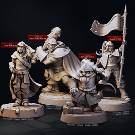 CastnPlay #873 City Guard (4 Miniatures) - No Base - 32mm