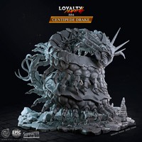 CastnPlay #884 Centipede Drake (1 Miniature) - With Base - 32mm