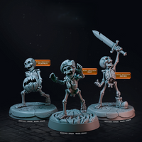 CastnPlay #893 Tiny Terrors (3 Miniature) - No Base - 32mm