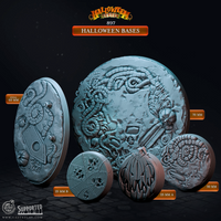 CastnPlay #897a Halloween Bases 70mm (4 Miniature)  - 32mm