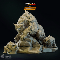 CastnPlay #918. Owlbear (3 Miniature) - 32mm