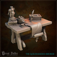 Great Grimoire - The Goldhanded Broker - 28mm