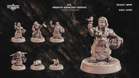 CastnPlay #816 Dwarven Brew Crop Farmers - No Base - 32mm