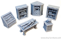 Tiny-Furniture TF-AQ-MHC01 - Monster Hunter Corner Set - UNPAINTED